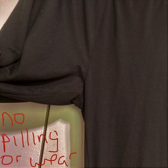 CLIMATE RIGHT by Cuddl Duds Black leggings Stretch Waist Womens Medium - Picture 5 of 7